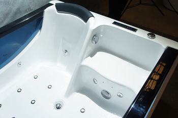 Fontana Lima Rectangular Whirlpool Spa Massage Bathtub